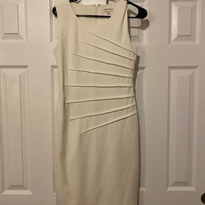 White body con dress